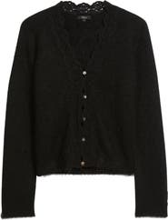 Rails Mer Lace Trim Cardigan