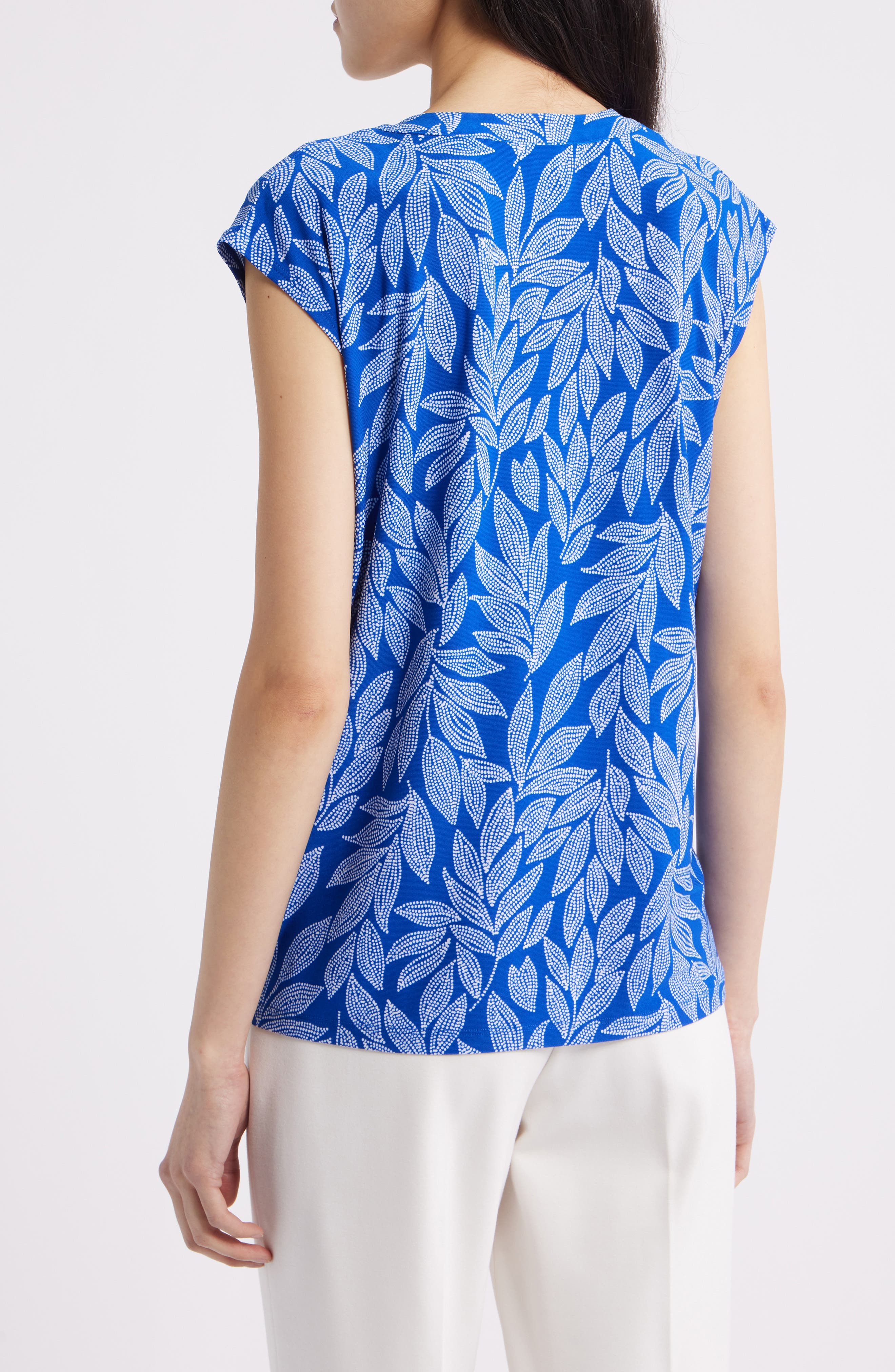 Print Dolman Sleeve Top - image 2