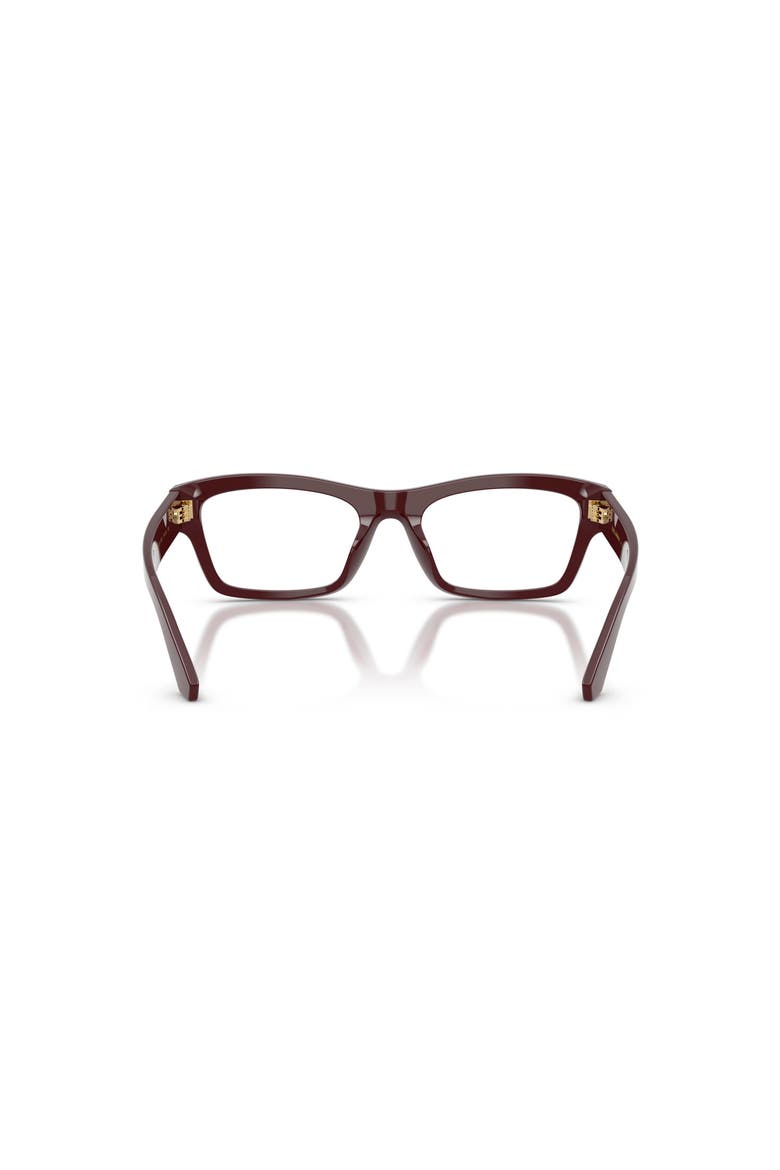 52mm Rectangle optical glasses, Alternate, color, Red