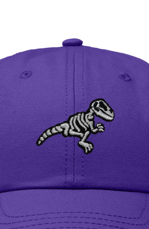 Dalix Fossil Embroidered Outdoor Hat In Purple