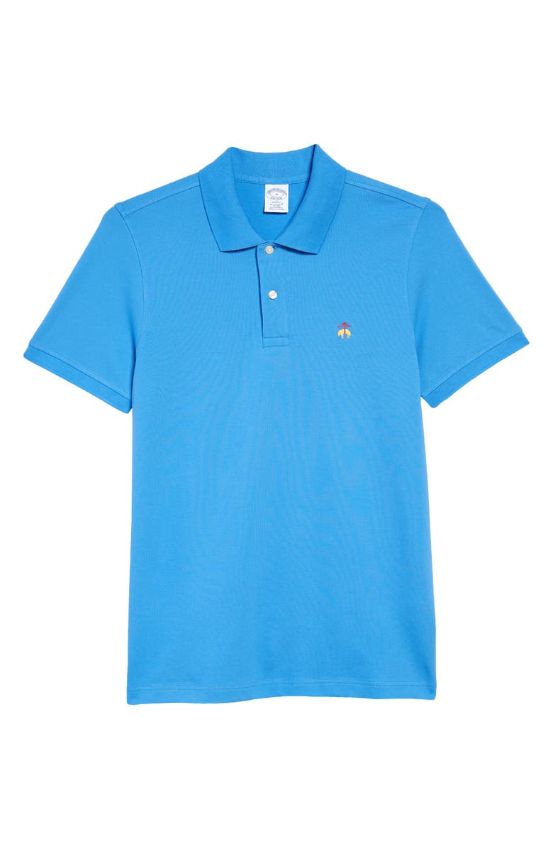 Brooks Brothers Slim Fit Stretch Piqué Polo, Alternate, color, 