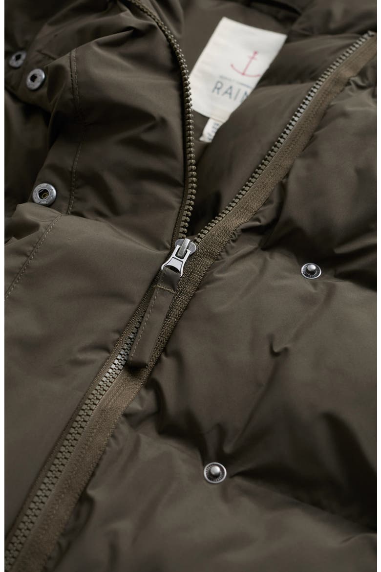 Holywell Bay Waterproof Puffer Coat, Alternate, color, MOORLAND GREEN