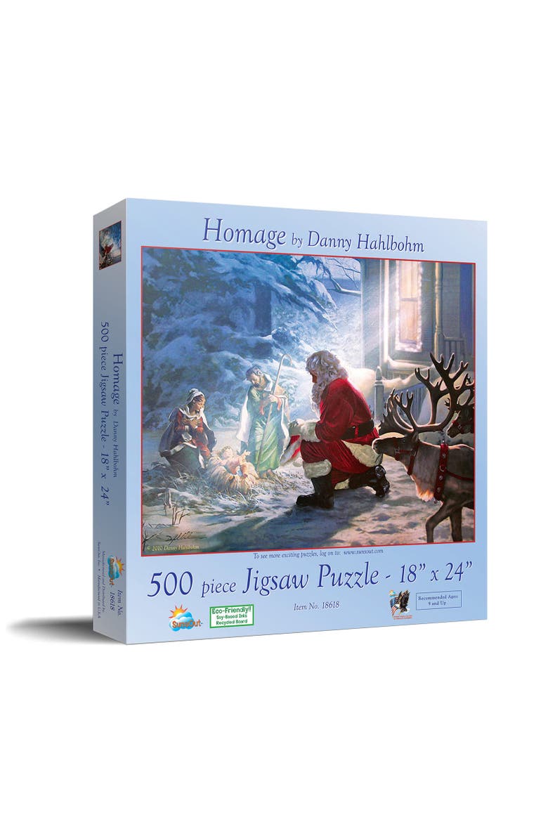 Homage 500 piece Jigsaw Puzzle for Adults, Main, color, Multicolor