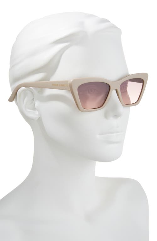 Vince Camuto Cat Eye Sunglasses In Brown