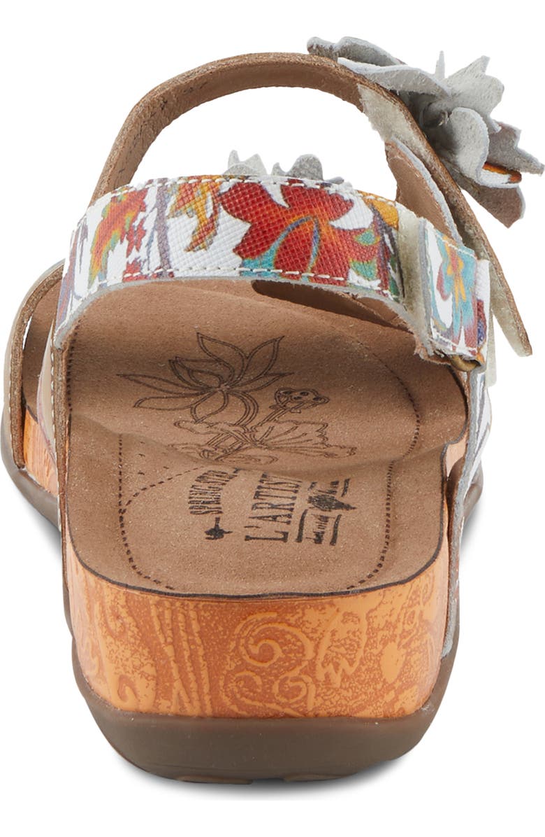 L'Artiste by Spring Step Erica Floral Slingback Sandal, Alternate, color,