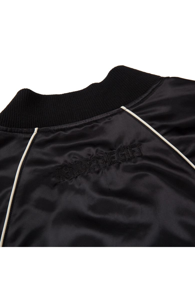 HONOR THE GIFT Satin Bomber Jacket, Alternate, color,
