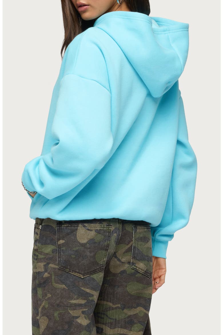 I Heart LA Hoodie, Alternate, color, TURQUOISE