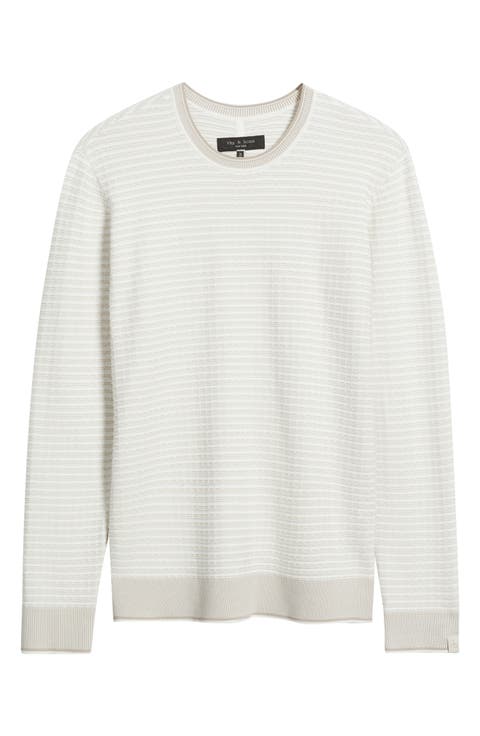 Harvey Stripe Cotton Blend Sweater