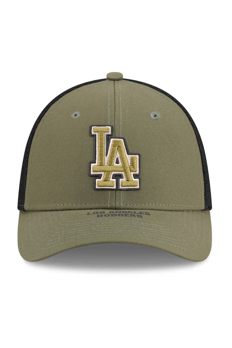 Men's New Era  Olive Los Angeles Dodgers 2026 Armed Forces Day 39THIRTY M-Crown Flex Hat, Alternate, color, Olive