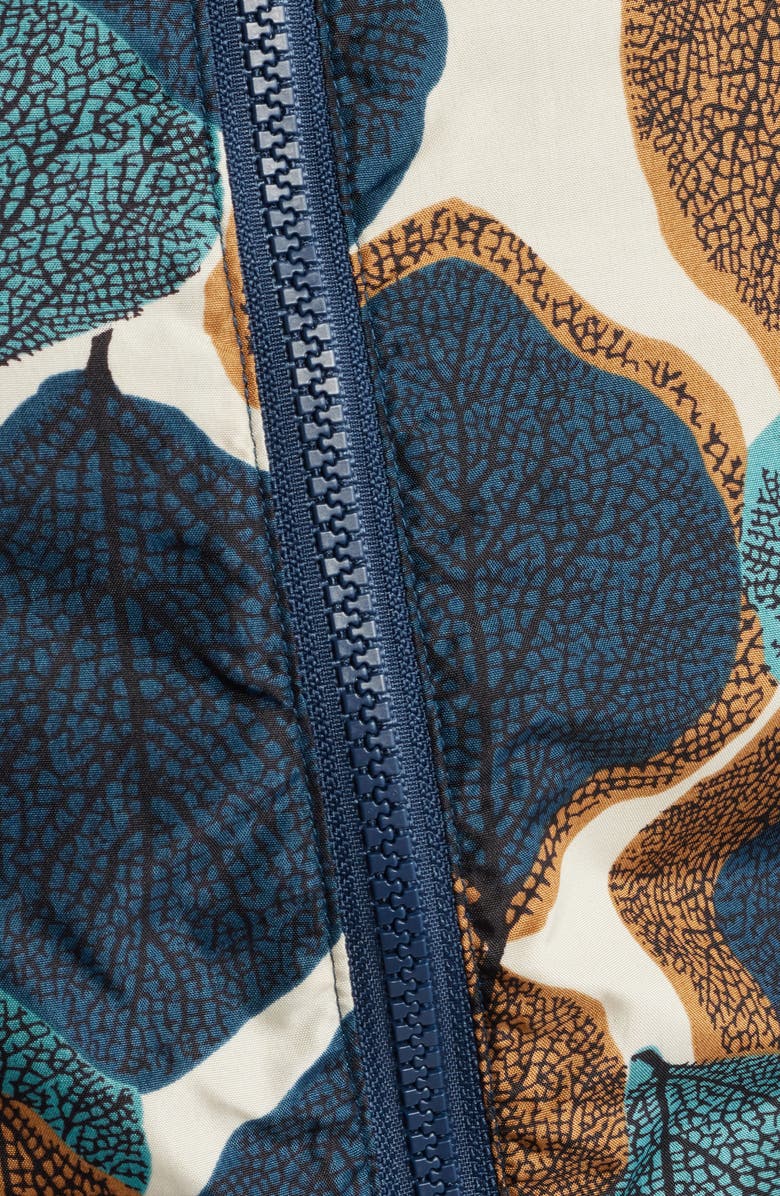 Masai Copenhagen Trina Water Resistant Leaf Print Coat, Alternate, color,