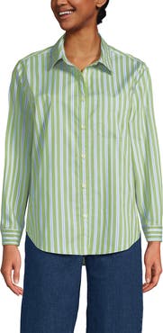 Lands' End Cooling Button Front Shirt