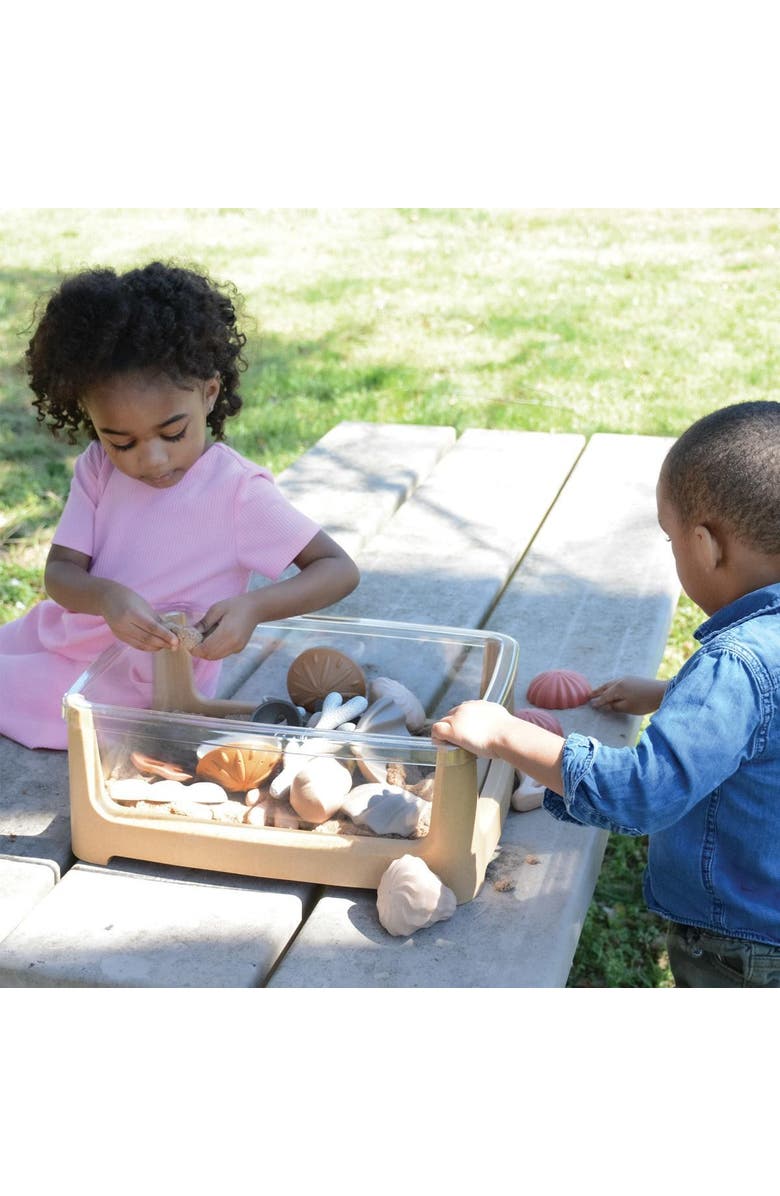 Kaplan Early Learning Company Tabletop Sand and Water Table, Alternate, color, Beige