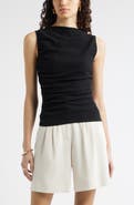 Nordstrom Ruched Sleeveless Top