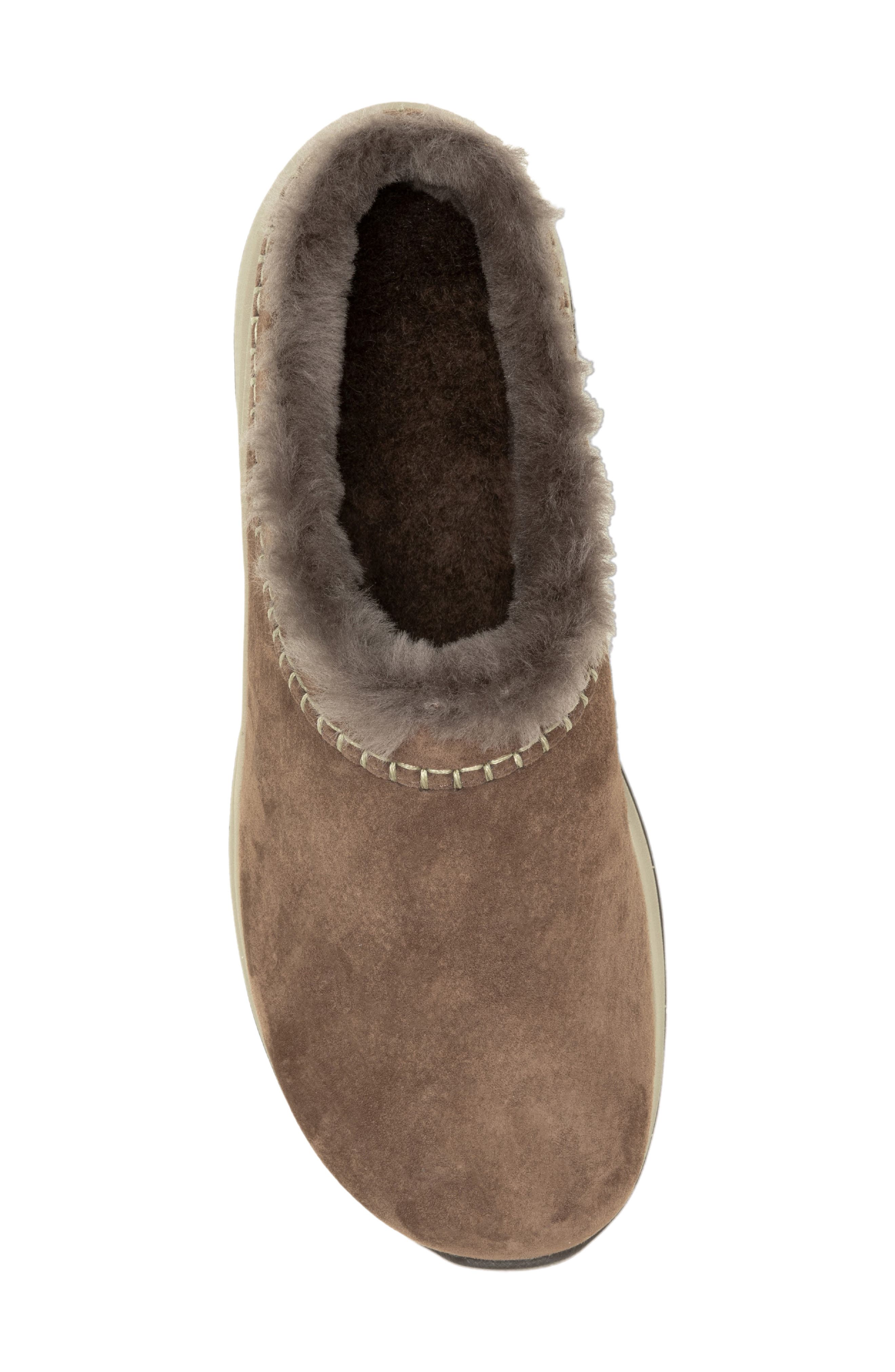 Encore Ice 5 Water Resistant Genuine Shearling Slip-On Shoe, Alternate, color, BRACKEN