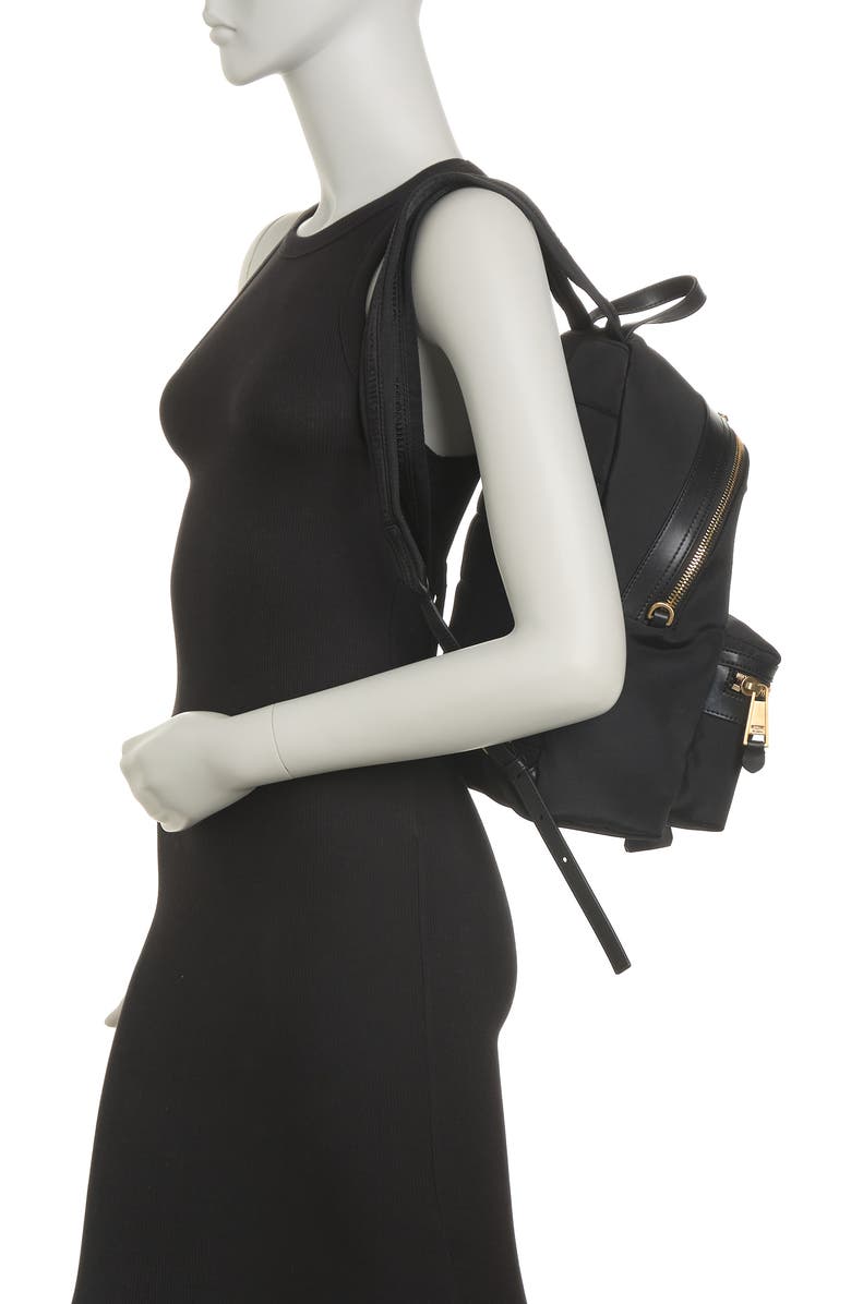 Moschino Logo Print Mini Backpack, Alternate, color,