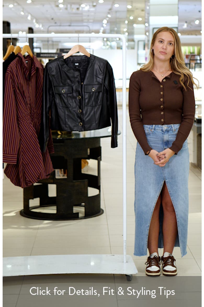 Verity Faux Leather Jacket video