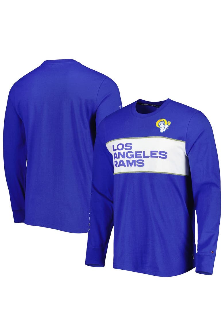 Men's Tommy Hilfiger Royal Los Angeles Rams Peter Team Long Sleeve T-Shirt, Main, color, Royal