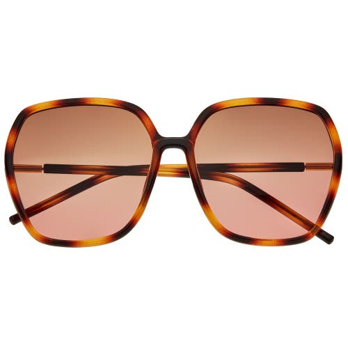 Shop Bertha Priscilla Polarized Sunglasses In Tortoise/pink