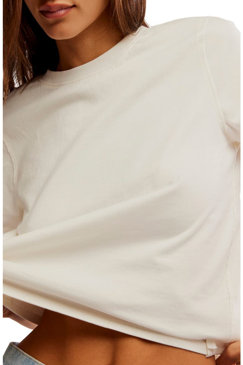 Everyday Cotton T-Shirt, Alternate, color, CLEAN IVORY