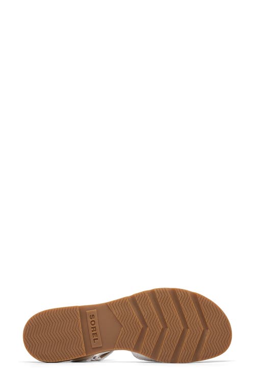 Sorel Ella Iii Ankle Strap Sandal In Chalk/gum 2