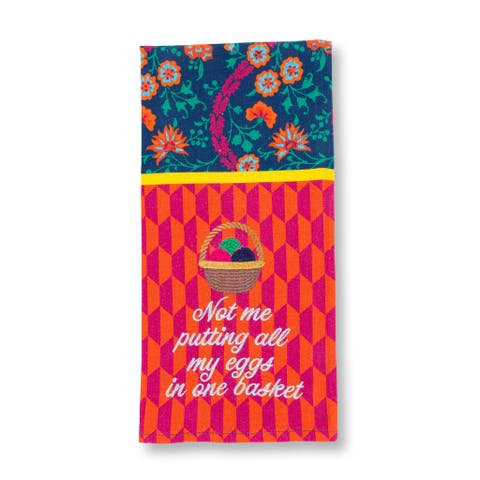Eggs Basket Dish Towel