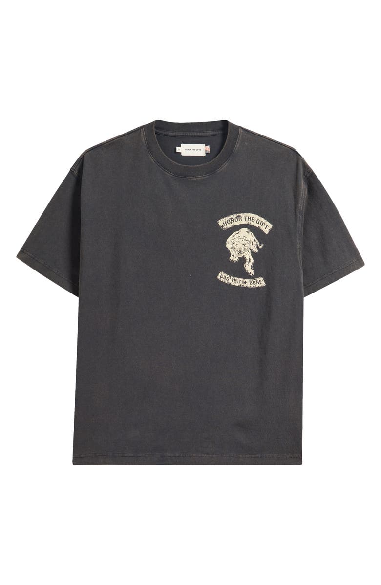 HONOR THE GIFT Bad to the Bone Graphic T-Shirt, Alternate, color, Black