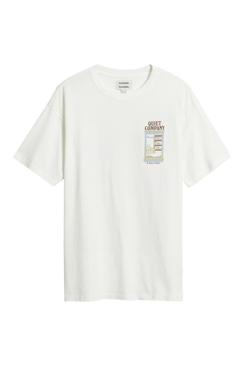 Quiet Company Graphic T-shirt, Alternate, color, ECRU