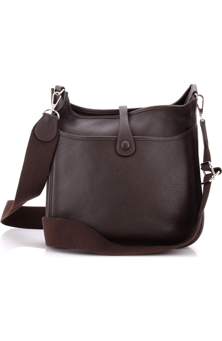 Pre-Owned Hermes Evelyne Bag Gen III Clemence PM, Alternate, color, Ebene