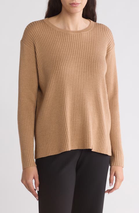Crewneck Rib Sweater