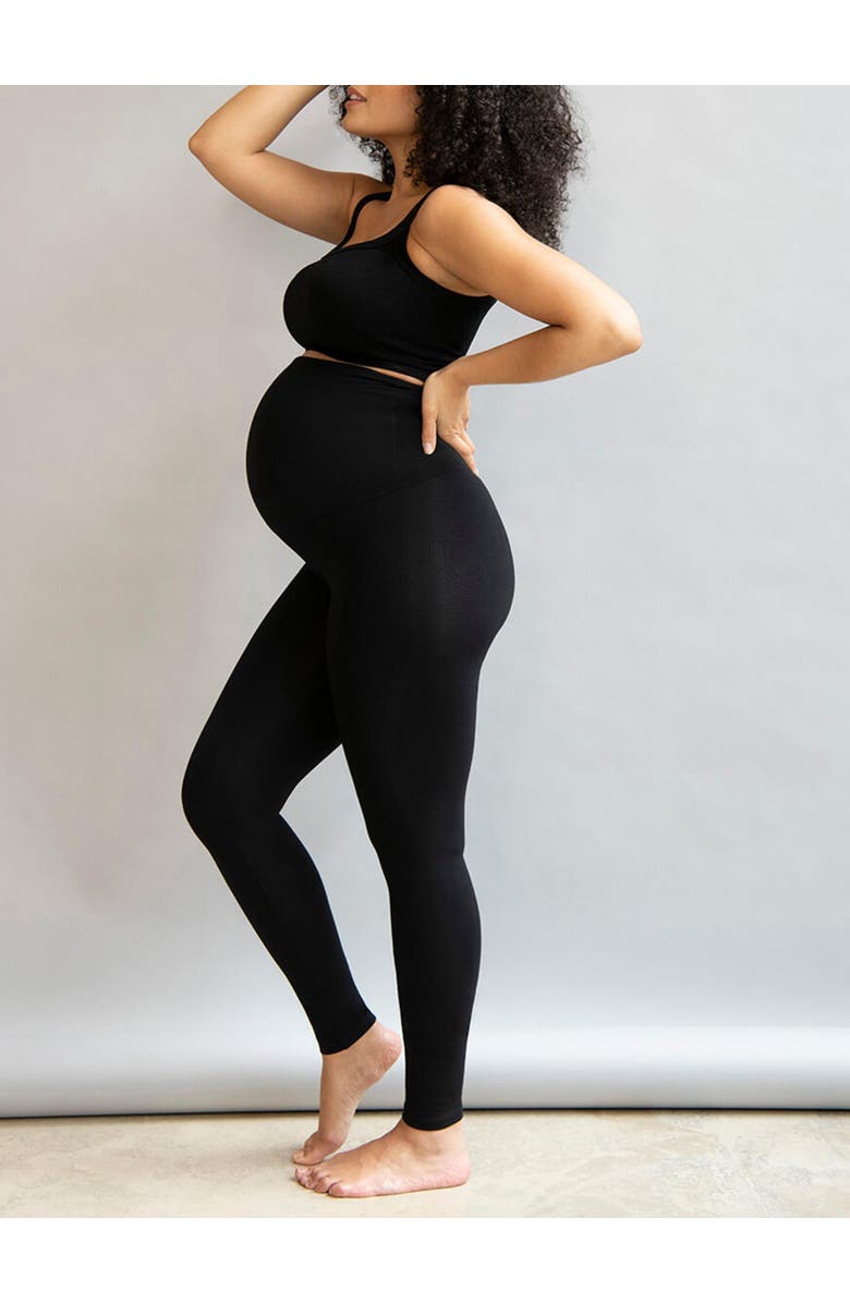 LOVALL Maternity Lightweight Leggings, Alternate, color, Black