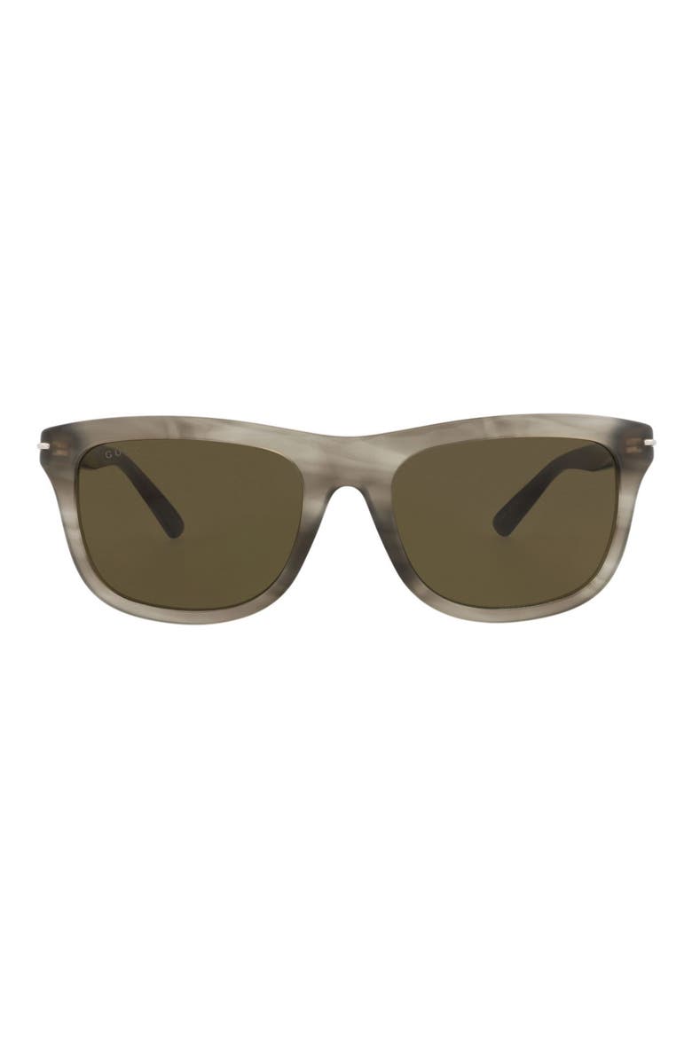 55mm Square Sunglasses, Main, color, HAVANA HAVANA BROWN
