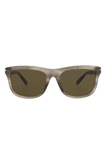 Gucci 55mm Square Sunglasses In Green
