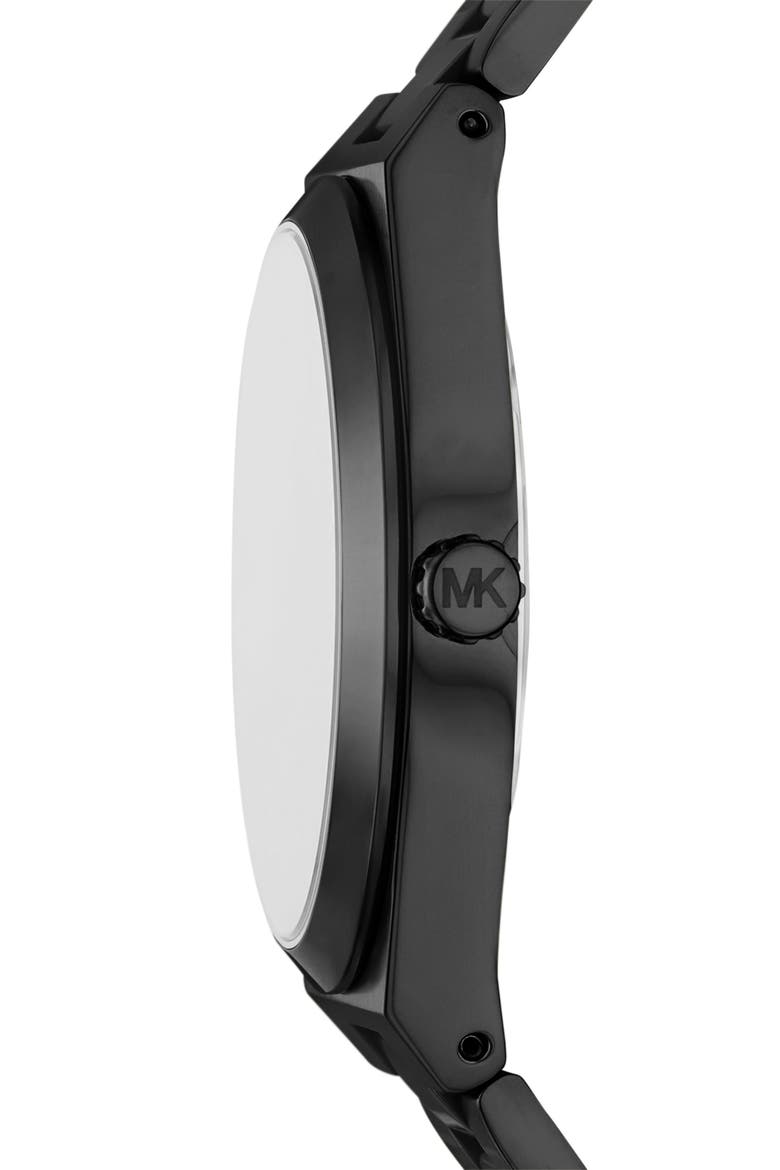 Lennox Bracelet Watch, 43mm, Alternate, color, BLACK