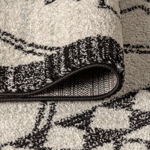 Jonathan Y Amir Moroccan Beni Souk Area Rug In Cream/black