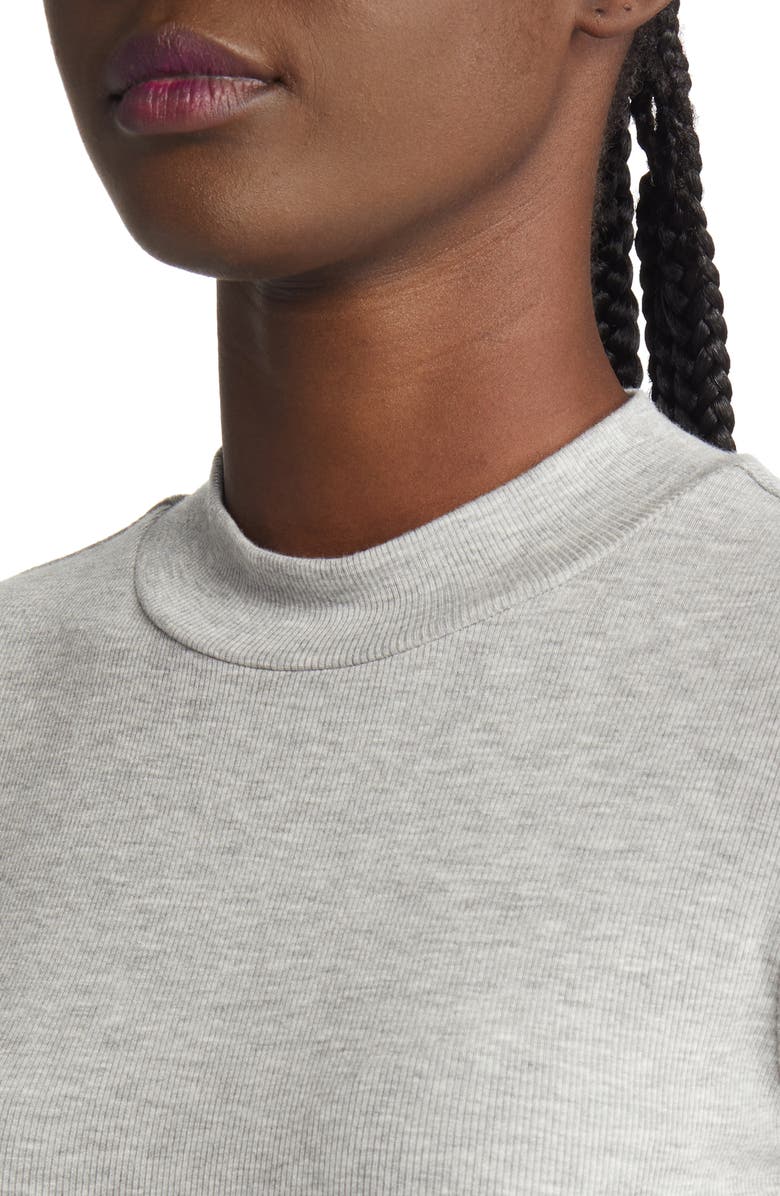 FRAME Rib Mock Neck Top, Alternate, color, 
