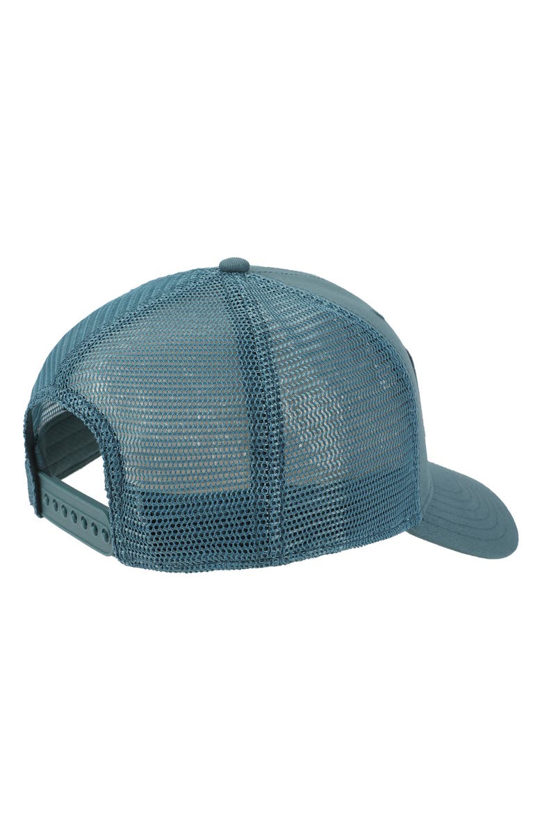 New Balance NB Stacked Patch Logo Trucker Hat, Alternate, color, 