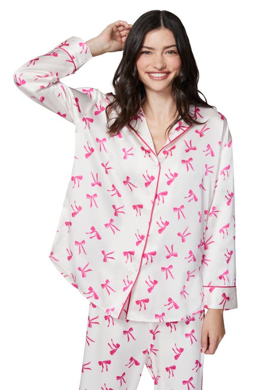 Florence By Mills Dream Satin Pajama Shirt