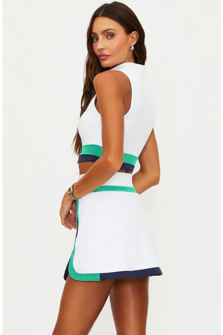 Etta Zip Sleeveless Crop Top, Alternate, color, TWILIGHT