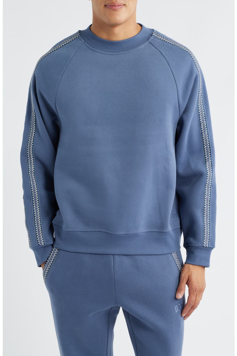 Tasman Crewneck Sweatshirt, Main, color, DARK WAVE