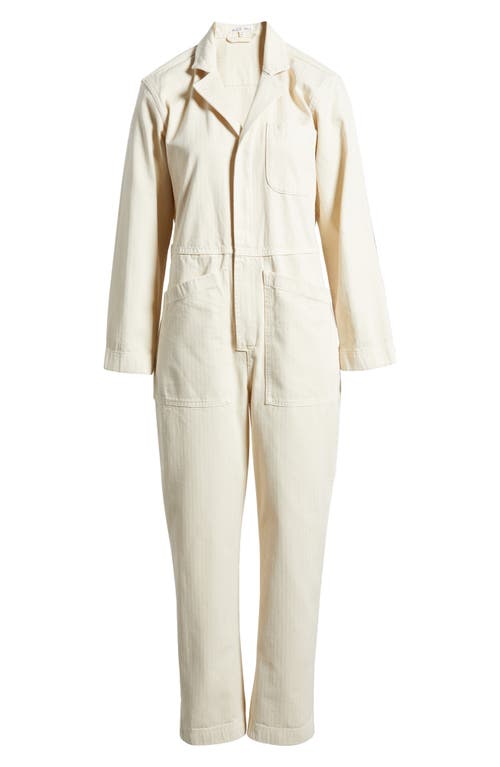 Alex Mill Standard Cotton Jumpsuit In Off White