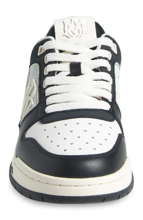 Amiri 'ma Quand' Black And White Low Top Sneakers With Logo Patch On The Tongue And Logo Lettering On The In Black
