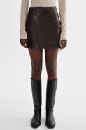 LAMARQUE Rowan | Leather Mini Skirt