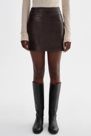 LAMARQUE Rowan | Leather Mini Skirt