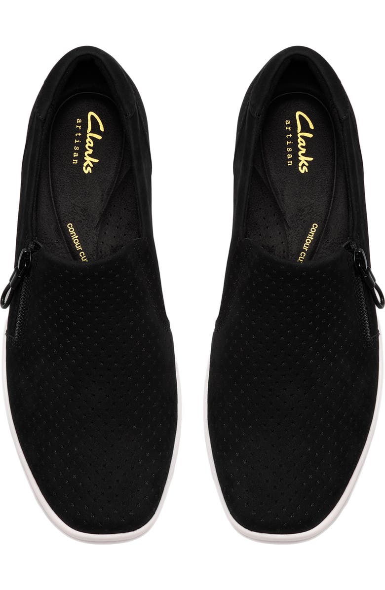 Clarks<sup>®</sup> Lynell Sky Sneaker, Alternate, color, Black Nubuck