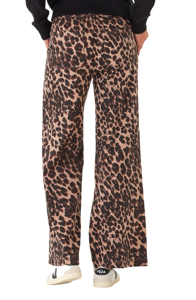 Threads 4 Thought Pamela Animal Print Twill Pants, Alternate, color, Balsa
