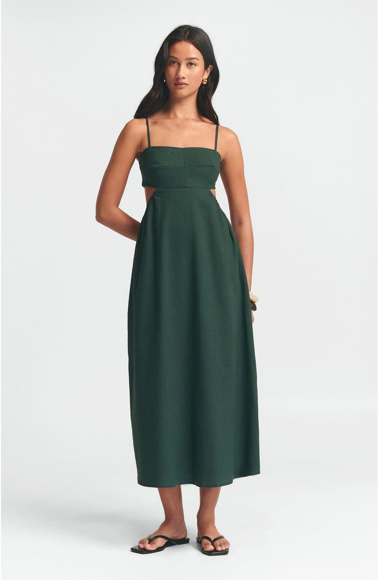 ST MRLO Preston Dress, Alternate, color, Forest Green