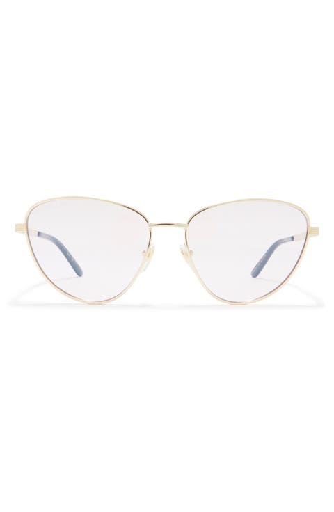 58mm Cat Eye Sunglasses