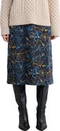 Seasalt Cornwall Forest View Floral Organic Cotton Corduroy A-Line Skirt
