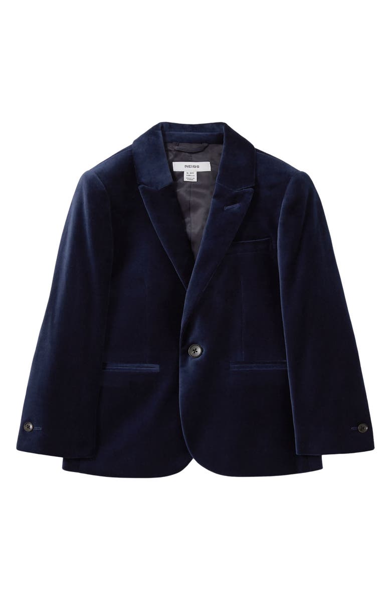 Reiss Kids' Apsara Jr. Velveteen Dinner Jacket, Main, color, 
