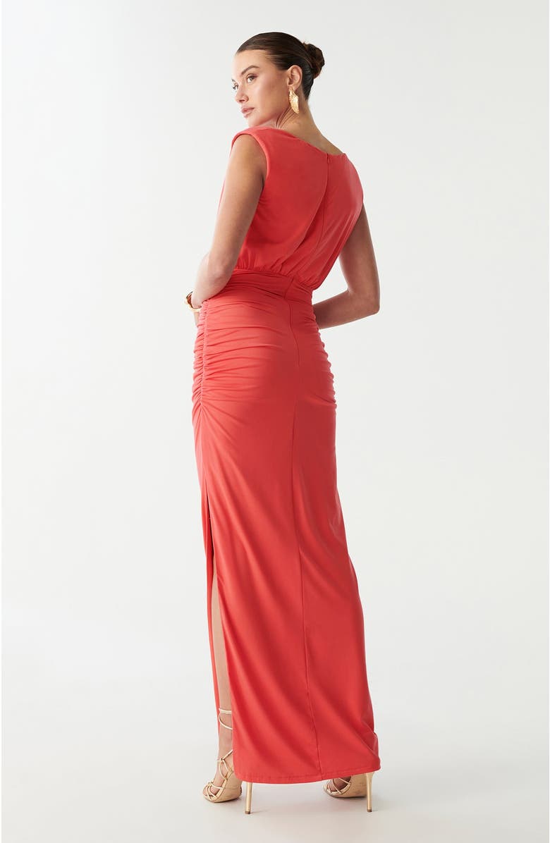 BWLDR Kaylie Maxi Dress, Alternate, color, Coral